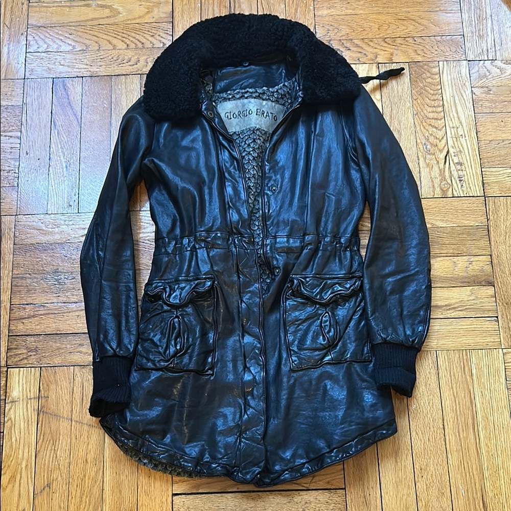 Giorgio Brato Leather Jacket
